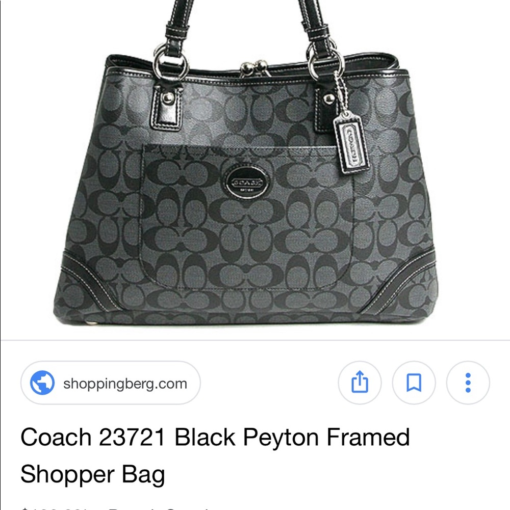 Authentic Coach shoulder bag
